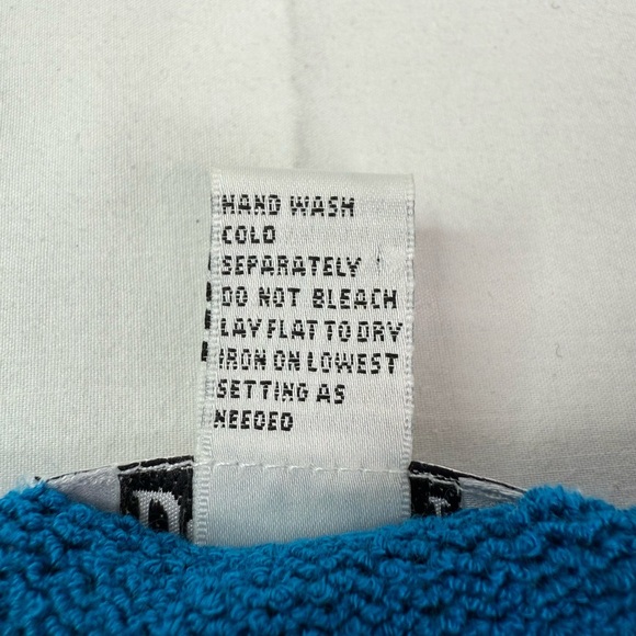 Chico’s Design Vibrant Turquoise Blue V-Neck Sweater Long Sleeve Size Large - Picture 5 of 7